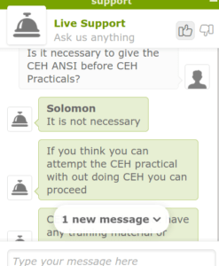 So yeah, you can give CEH Practical before CEH ANSI