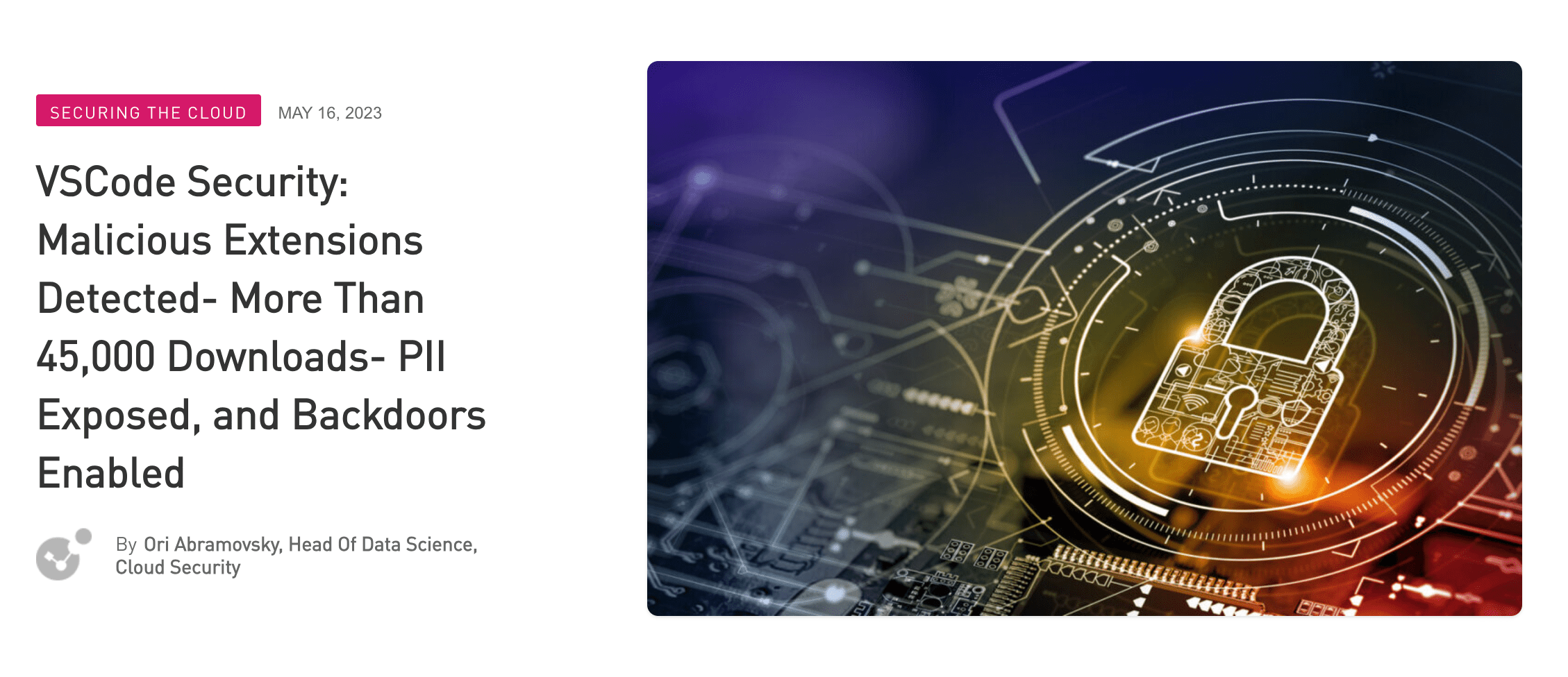 Malicious Extensions Reseach Blog