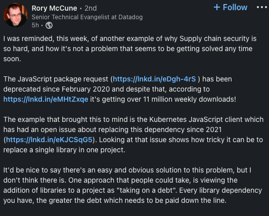 I agree with what Rory has to say here!